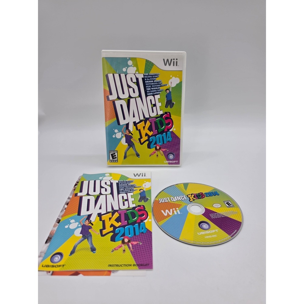 Just Dance Kids 2014 Nintendo Wii Video Game with Manual RVL P SJ7E Ubisoft